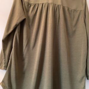 H&M Army green blouse